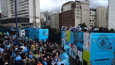 Manchester City celebrate Premier League victory with parade | ITV News