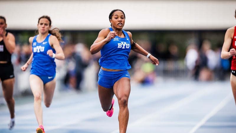 BYU’s Jaslyn Gardner turns in star performance at NCAA track prelims