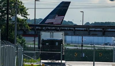 Donald Trump arrives in Milwaukee for RNC after assassination attempt heightens security fears