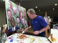 George W. Bush’s portraits of veterans are heading to Disney World