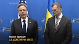 Blinken meets Ukrainian FM at NATO HQ in Brussels