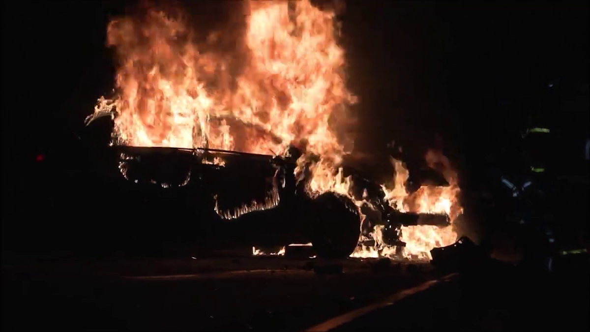 Police investigating fiery crash on Cape Cod