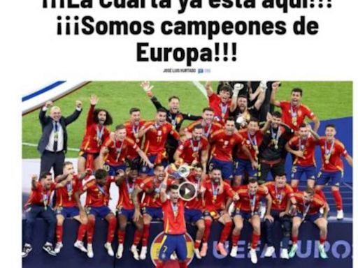 Imprensa europeia exalta o tetra espanhol na Eurocopa