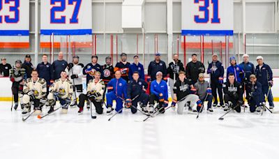 Military Veterans Enjoy Taking the Ice During Session Hosted by Islanders | New York Islanders