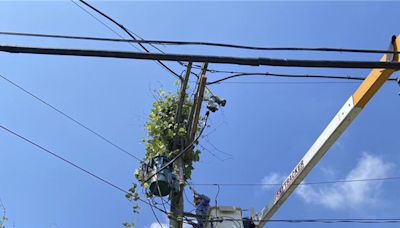 高雄3千餘戶停電！強颱凱米風雨過大影響供電 - 生活