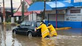 Fuerte lluvia deja inundaciones en fraccionamientos de Tizayuca, Hidalgo