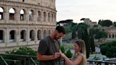 La romántica propuesta de casamiento de Augusto Batalla en el Coliseo romano