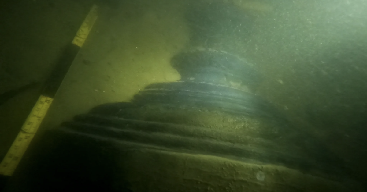 Bronze cannon from legendary warship found 360 years after it sank