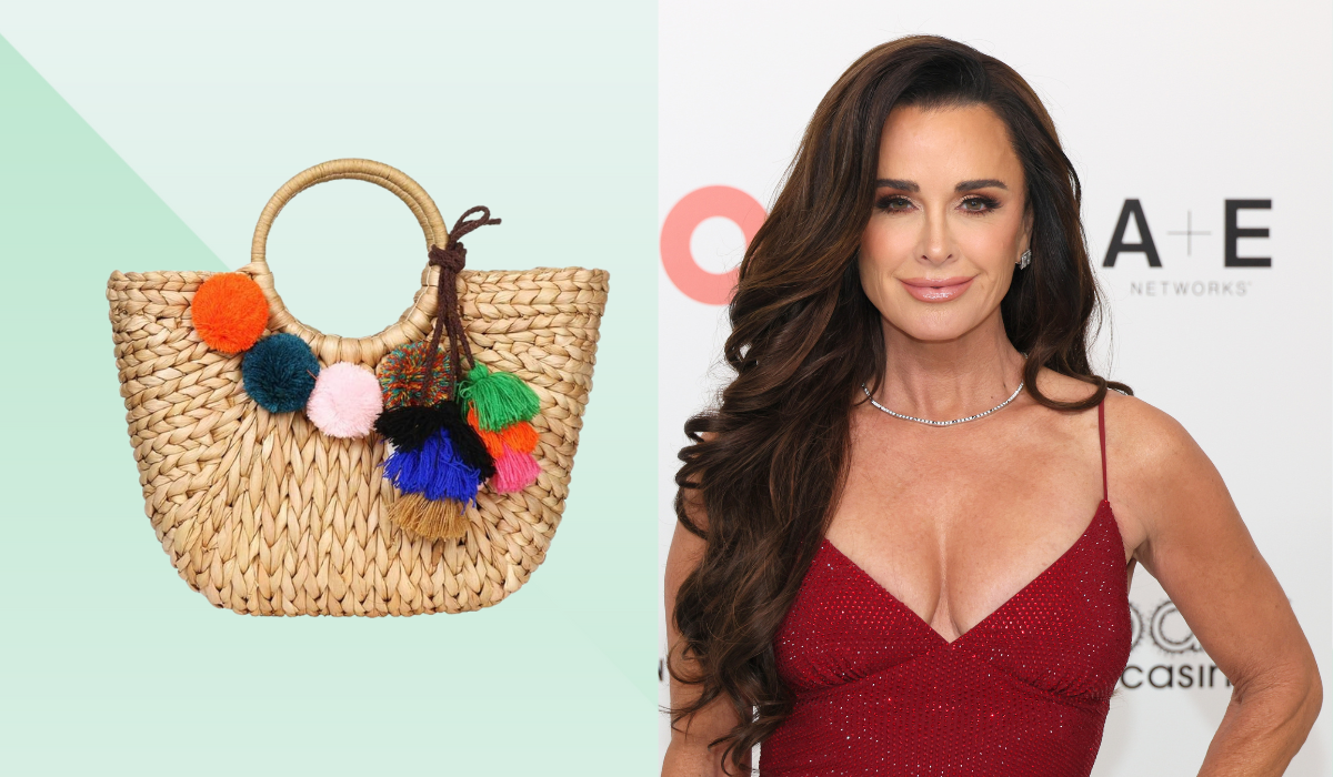 Kyle Richards gave us a hot tip on a Mother's Day gift and it's just $40: 'Look at the cuteness of this beach bag'