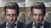 Borran heridas de Jeremy Renner en publicidad de su serie