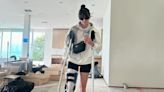 Nina Dobrev s'est cassé le genou dans un accident de vélo