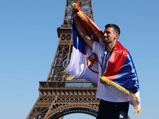 Novak Djokovic 'breaks his golden rule' as Olympic gold celebrations continue