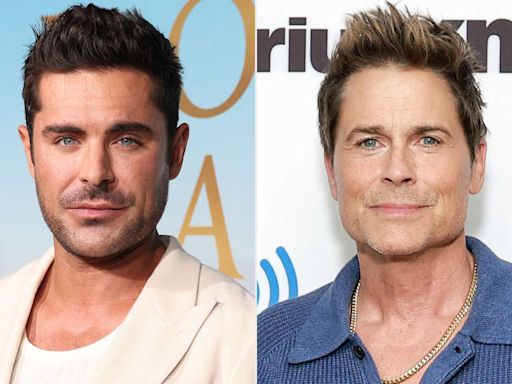 Zac Efron Reacts to Rob Lowe Wanting Efron to Play Him in a Movie: 'I'd Love to — He's the Man' (Exclusive)