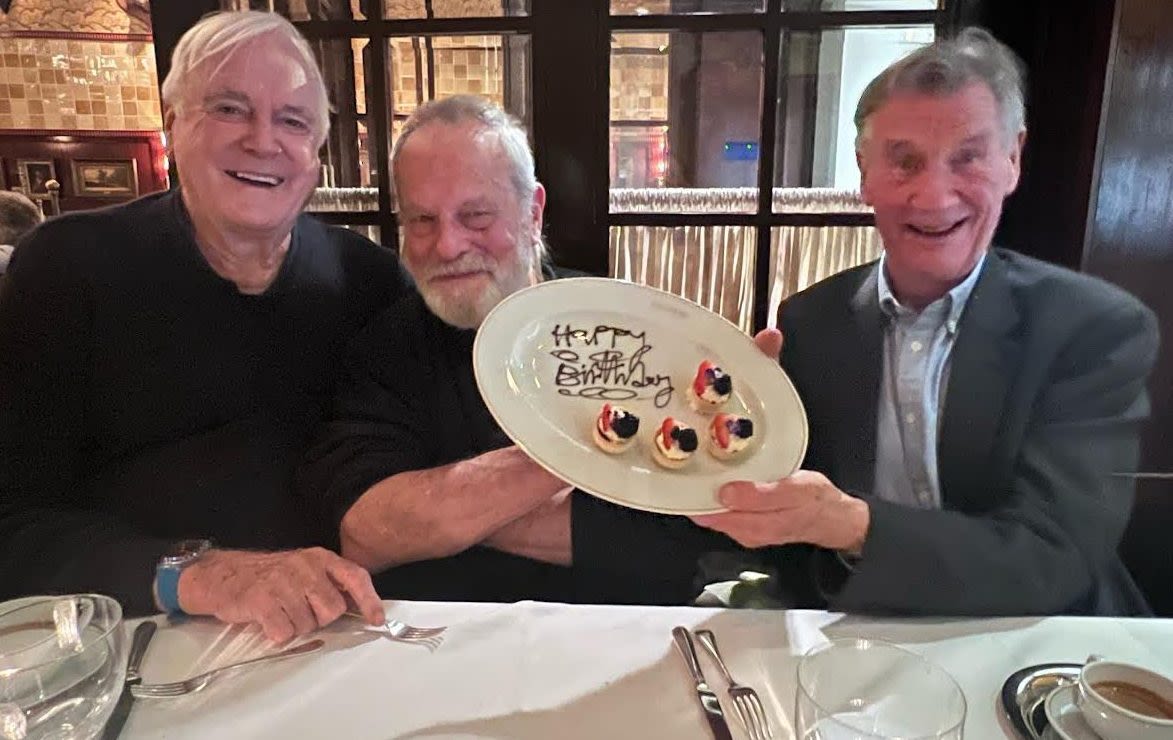 Monty Python stars reunite for Sir Michael Palin’s birthday – with one notable absence