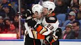 Troy Terry has goal, 2 assists and Gibson makes 34 saves in Ducks' 4-3 win over Sabres