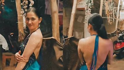 Sexy! Sanjeeda Shaikh Does Gajagamini Walk In A Backless Dress, Hot Video Goes Viral | Watch - News18