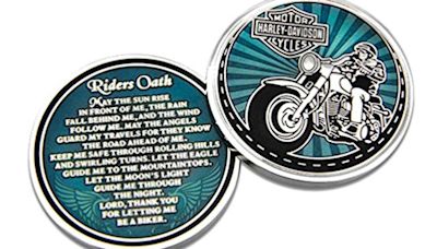 Harley-Davidson Rider's Oath Challenge Coin, Now 11% Off