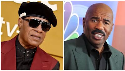 ‘Did Steve Just Push Him?’: Stevie Wonder and Steve Harvey Shock Fans During ‘Play Fight’ on Stage In Resurfaced Clip