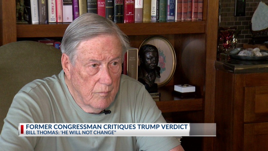 Bill Thomas, retired longtime congressman, shares his thoughts on Trump verdict