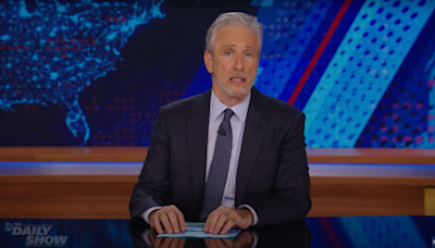 Jon Stewart offers Republicans complaining about Harris replacing Biden some advice: ‘You can replace your old guy too’