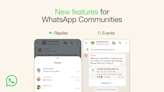 WhatsApp now lets users plan and schedule events in Communities