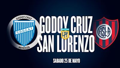 Godoy Cruz vs. San Lorenzo, por la Liga Profesional: hora, cómo ver en vivo y posibles formaciones