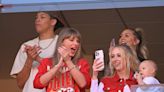 Taylor Swift’s bracelet caught fans’ attention at Sunday’s Chiefs-Chargers game in KC