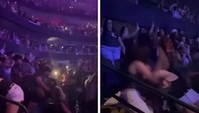 Un video muestra la feroz pelea entre las fans de Bad Bunny en uno de sus conciertos