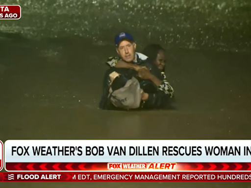 Fox Weatherman Stops Live Broadcast to Save Atlanta Woman Trapped in Hurricane Helene Flood