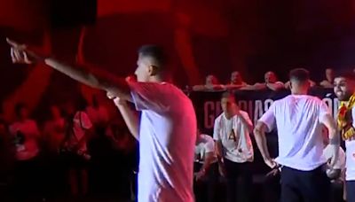 Man City's Rodri sings 'Gibraltar is Spanish' during Euro celebrations