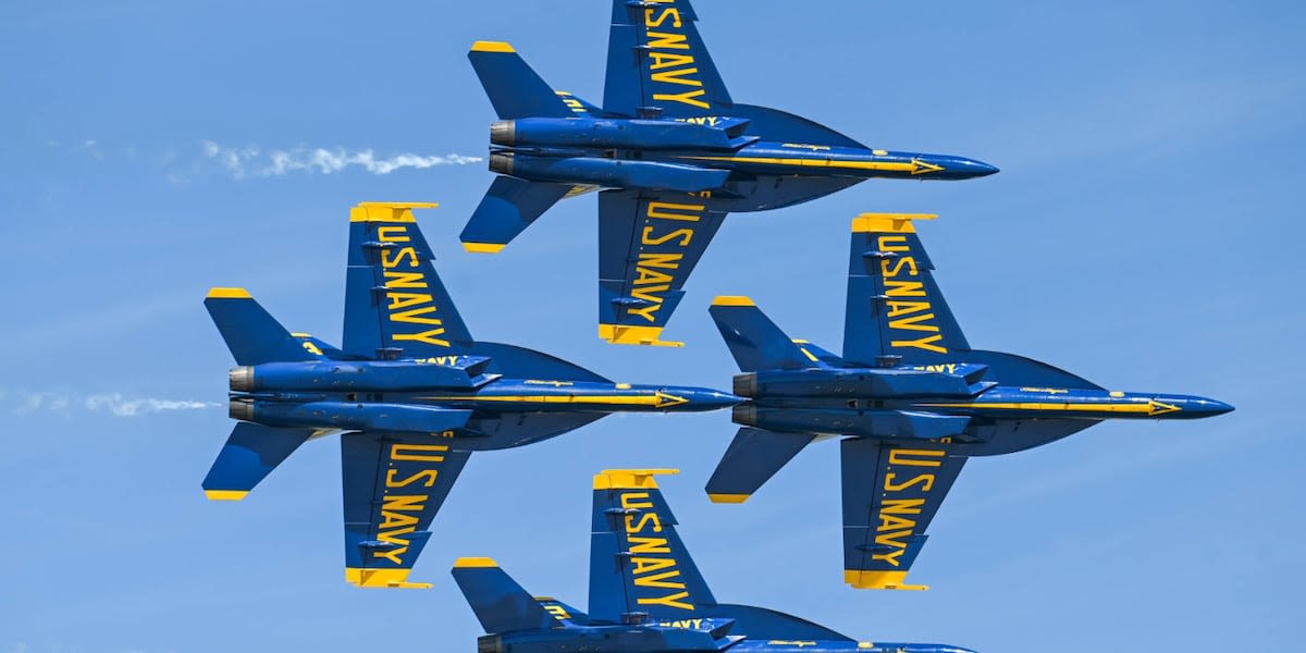 The Blue Angels announce air show in Branson, Mo., in 2025