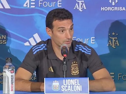 “Garnacho va a estar en la Copa América, ¿tenés esa duda?”: la contundente frase de Scaloni a horas de la lista definitiva para el torneo