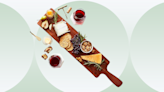 This extra long charcuterie board is only $20 at Target and it's perfect for a Pinterest-worthy spread