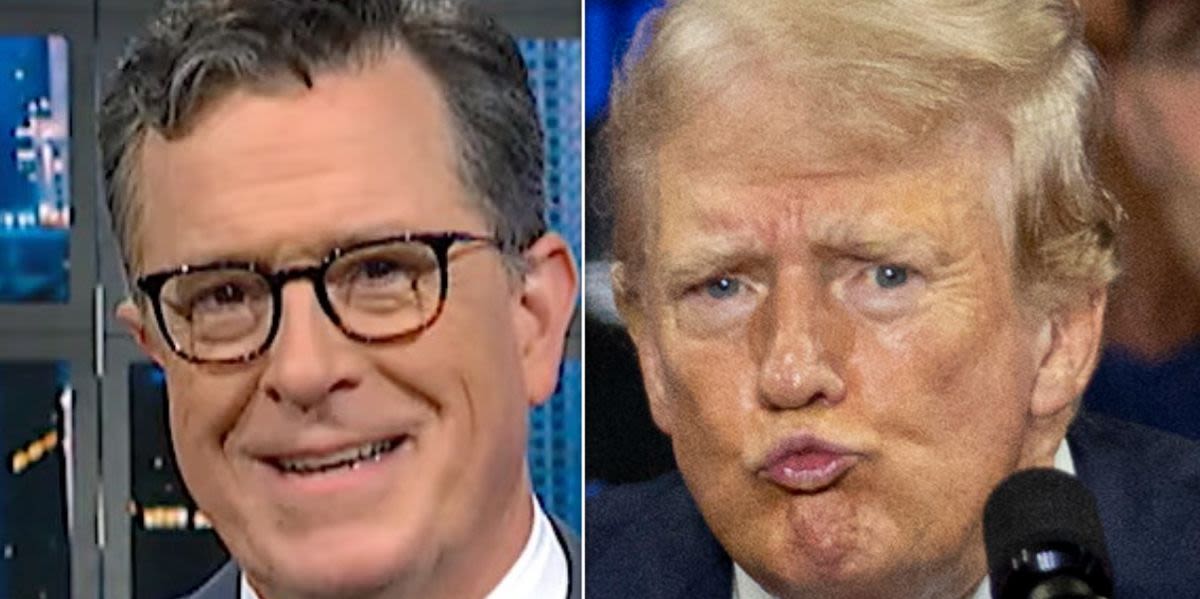 Stephen Colbert Taunts Trump With Absolutely Brutal Reminder About Melania