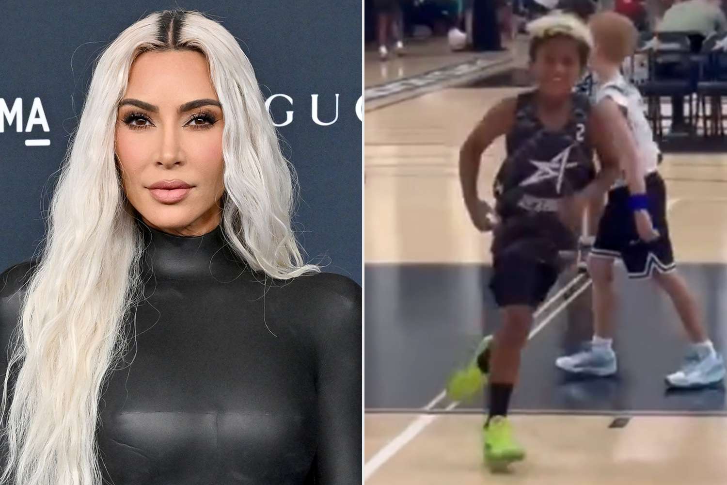 Kim Kardashian Shares Video of Son Saint Showing Off His Skills on the Basketball Court