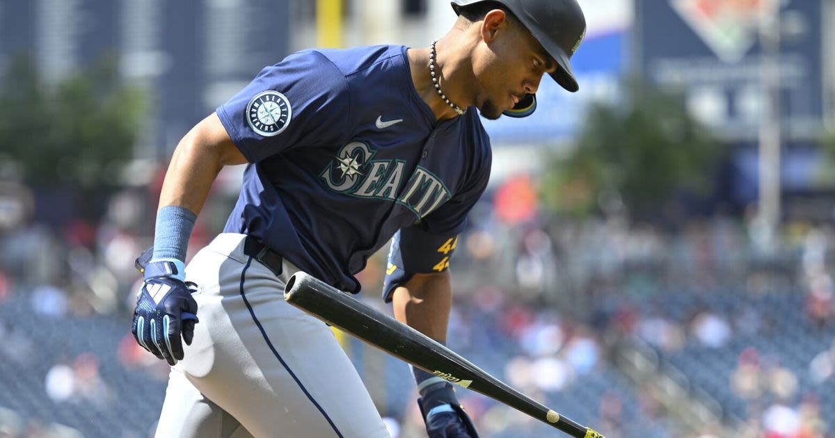 Julio Rodriguez collects 3 hits, M’s rally to salvage final game of road trip