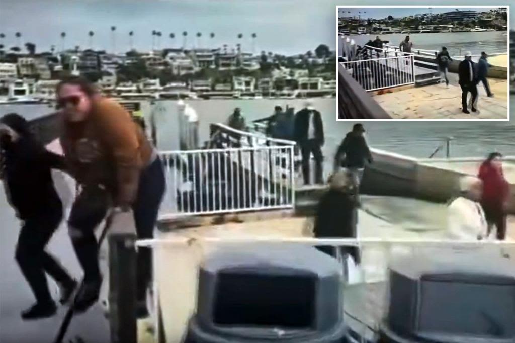 Nearly two dozen suspected migrants seen sprinting off boat as it arrives in luxe California marina