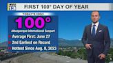 Record high and triple-digit heat across New Mexico