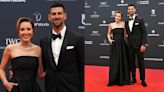 Novak Djokovic’s Wife Jelena Goes Strapless in Classic Flared Dress for Laureus Awards, Novak Wins Sportsman of the Year Award 2024