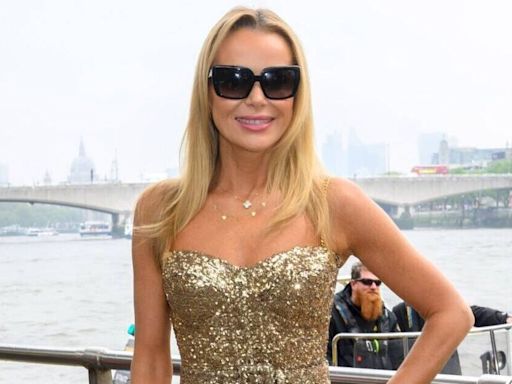 Amanda Holden sparks frenzy as she flaunts ageless looks in tight gold jumpsuit