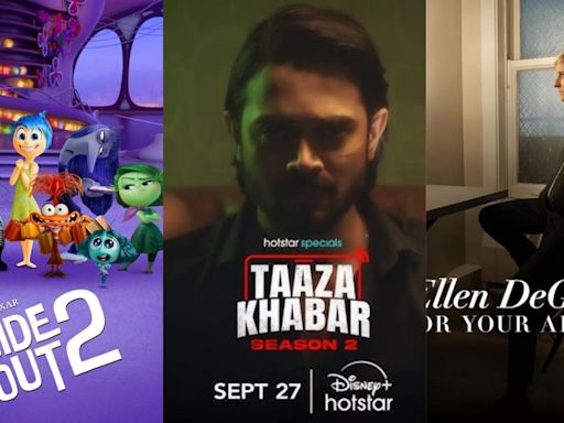 OTT Releases This Week, 26 September 2024: Must-watch shows and movies streaming on OTT platforms