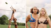 Empowering or sexist? Lingerie ad featuring female Olympians in black bras, skimpy panties sparks debate