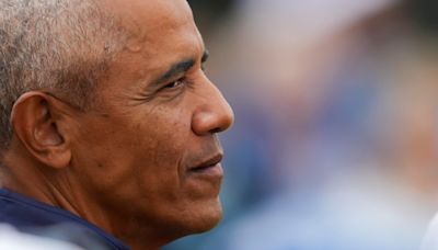 Former President Barack Obama cheers on Team USA on first day of 2024 Solheim Cup