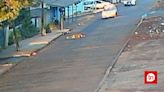 Câmera flagra momento que homem é atropelado na Vila Reis em Apucarana | TNOnline