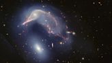 Merging galaxies look like 'Penguin and Egg' in new image from JWST