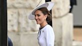 Kate Middleton Makes Royal Return to Trooping the Colour in a Black and White Jenny Packham Dress