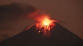 Persiste la caída de ceniza emanada de la erupción del volcán Sangay, en Ecuador