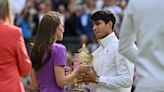 Prinzessin Kate überreicht Wimbledon-Pokal an Carlos Alcaraz