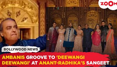 Ambanis shine with their rendition of 'Deewangi Deewangi' at Anant and Radhika's sangeet