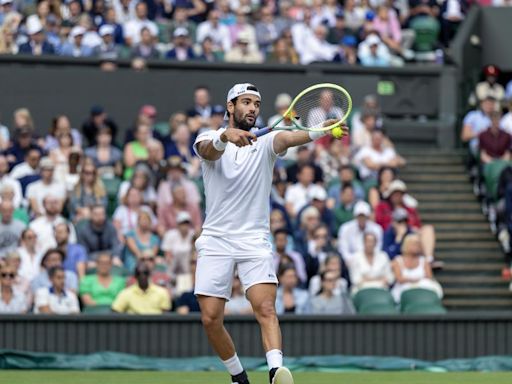 Can Matteo Berrettini ride his monstrous serve to Wimbledon’s summit?